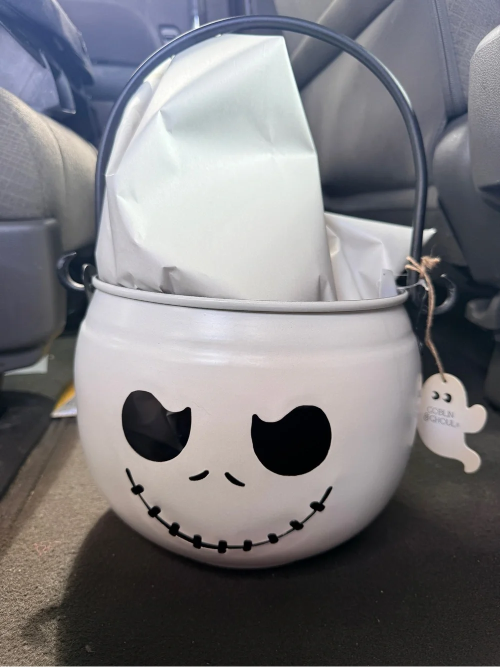 Halloween Candy Bucket - Jack Skellington Inspired
